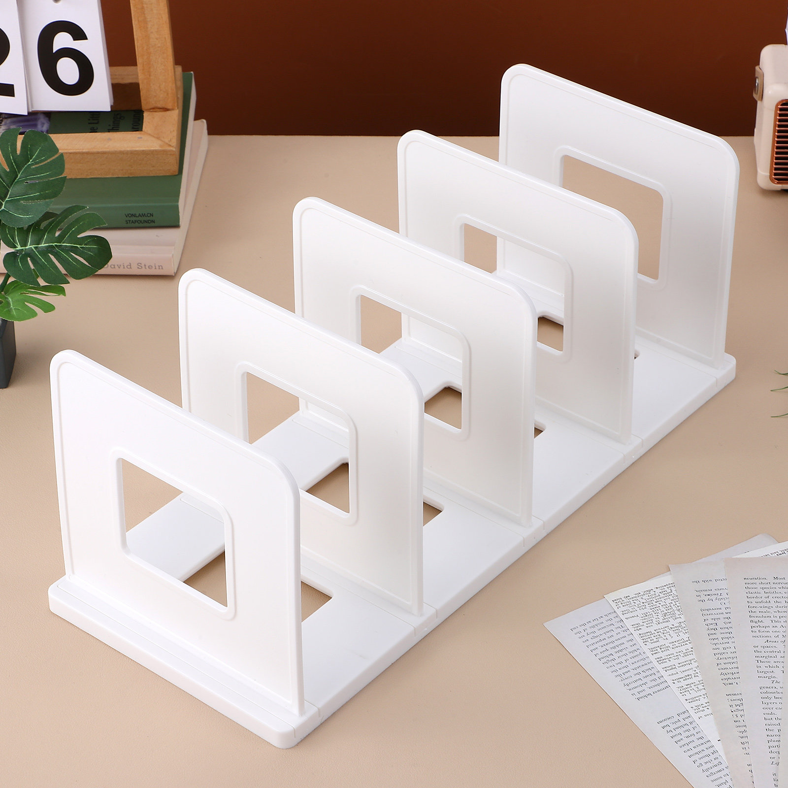 Magazine Holder Rack - Pionowy organizer na dokumenty, duży pojemnik