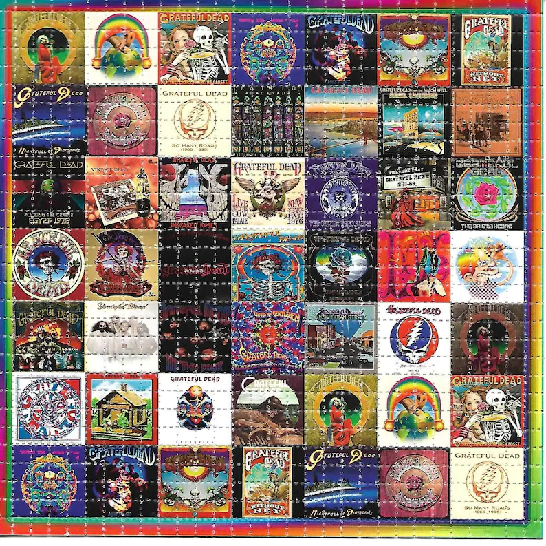 Ink Blotter Paper - Album z lat 60. Psychodeliczny LSD/bez