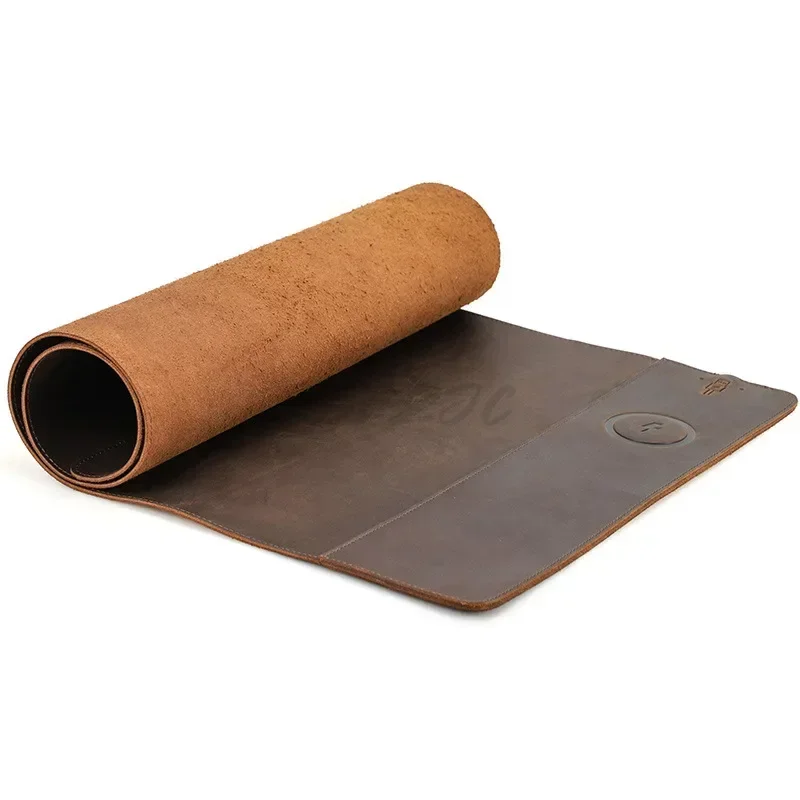 Leather Desk Pad - Podkładka pod mysz ze skóry bydlęcej