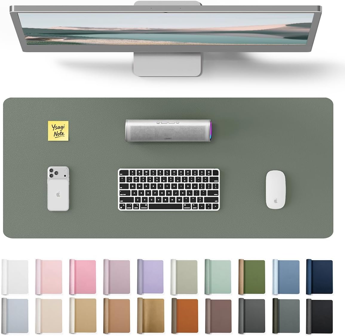 Leather Desk Pad - Skórzana podkładka na biurko, duża podkładka