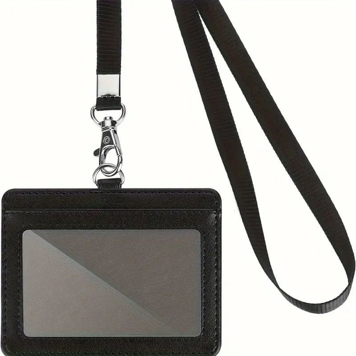Index Card Holder - 1-częściowy poziomy uchwyt na identyfikator ze