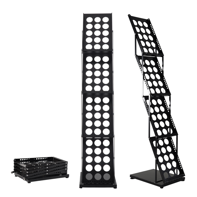Magazine Holder Rack - Składane metalowe broszury katalog czasopism literatura