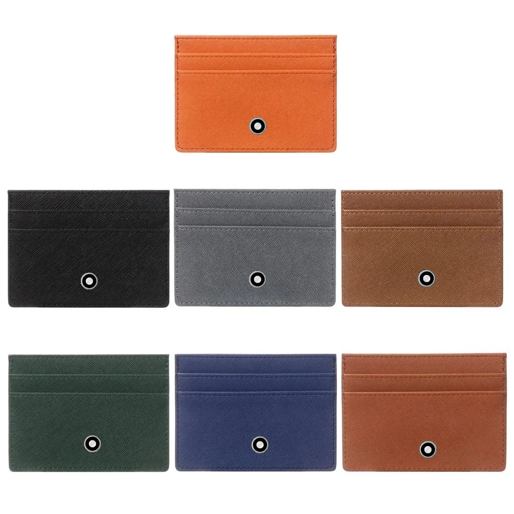 Index Card Holder - Minimalistyczne damskie i męskie skórzane portfele,