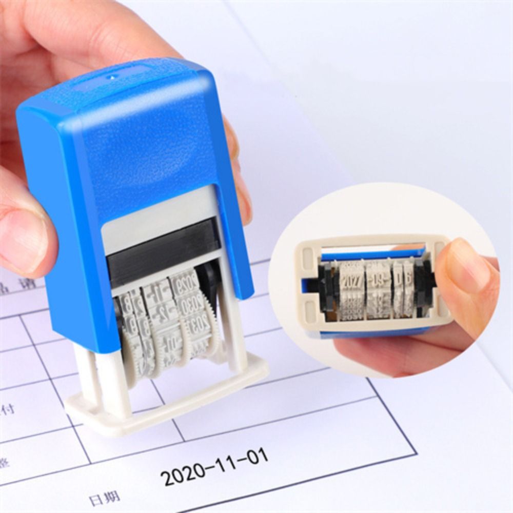 Rubber Date Stamp - DIY uchwyt konto daty znaczki tłoczenie