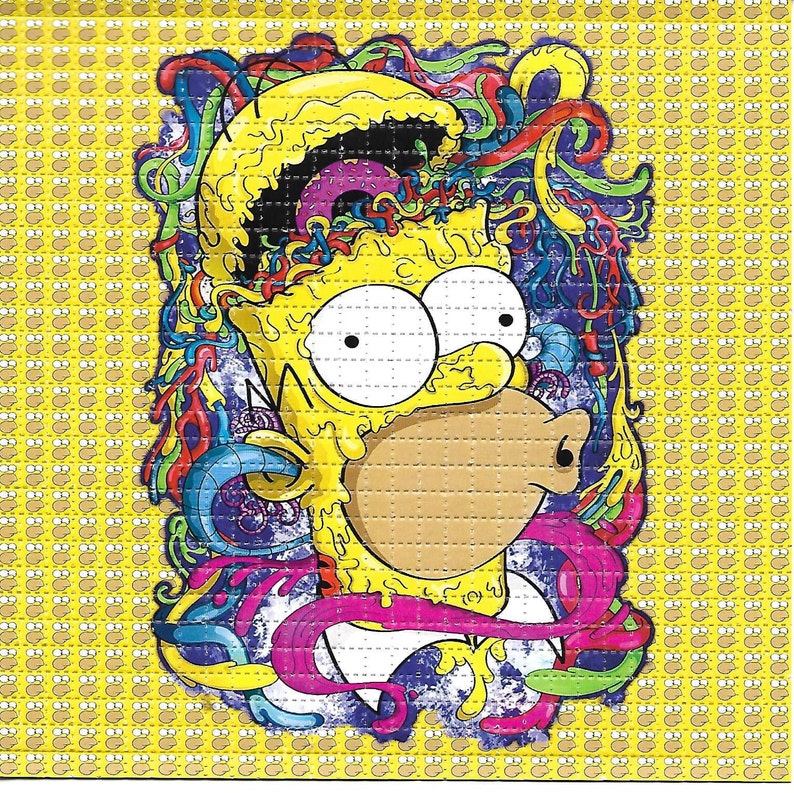 Ink Blotter Paper - Umysł dmuchany psychodeliczny bezkwasowy Blotter dekoracja