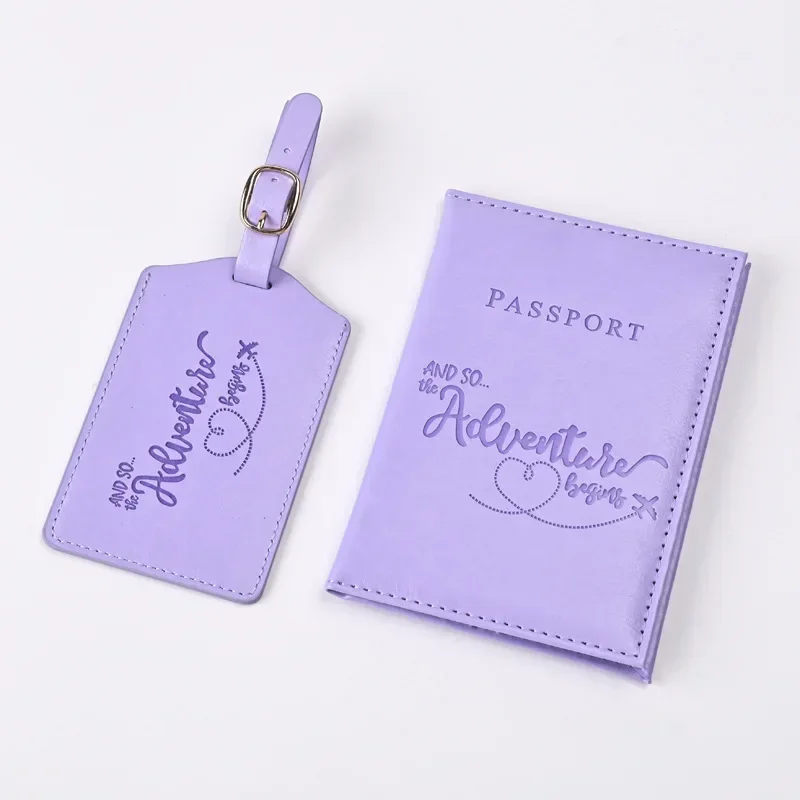 Index Card Holder - Nowe fioletowe etui na paszport ze