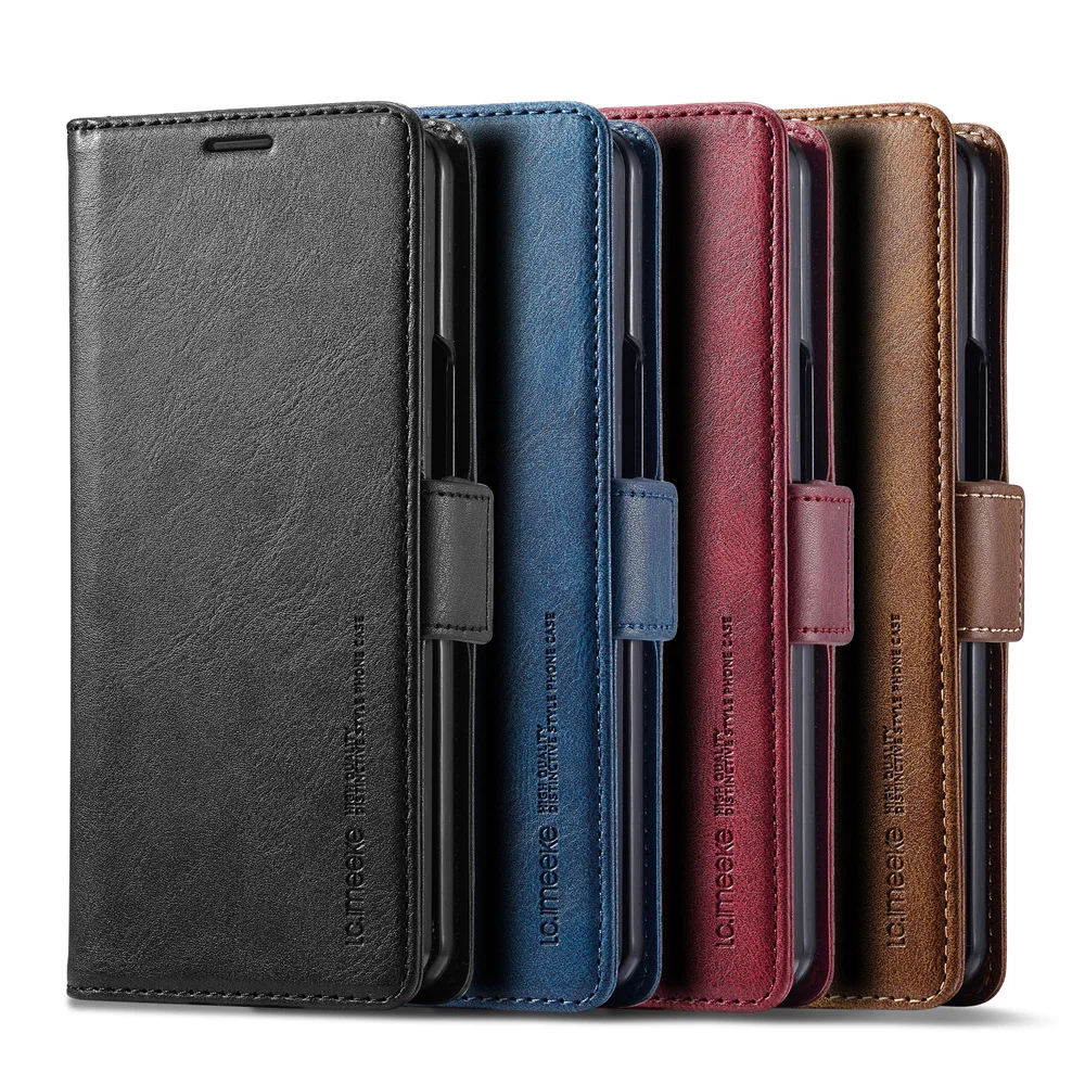 Index Card Holder - Skórzane etui na telefon Samsung Galaxy