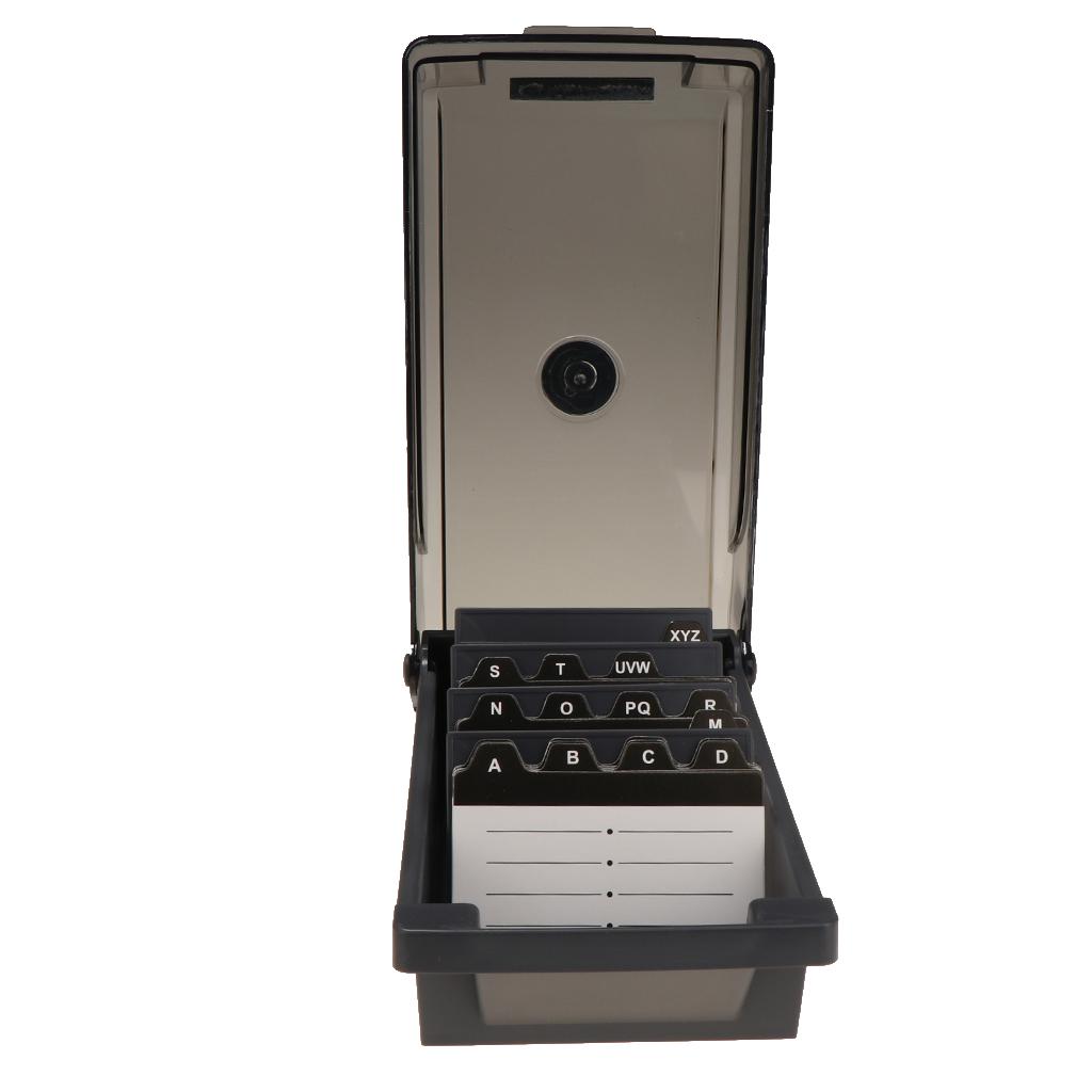 Card Index Box - Duży plastikowy organizer na kartki indeksowe
