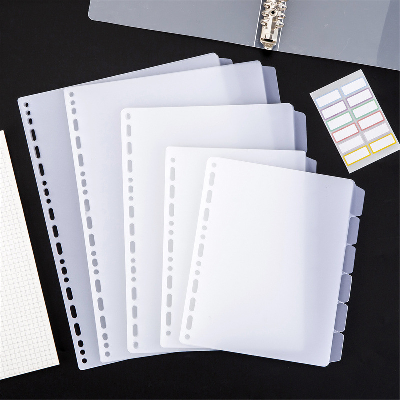 Tab Divider A4 - Przekładki do segregatora A4 A5 B5,