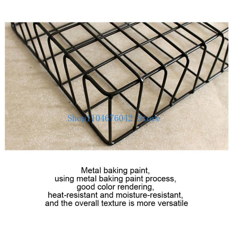 Magazine Holder Rack - 652F Organizator poczty Kosz druciany Montowany