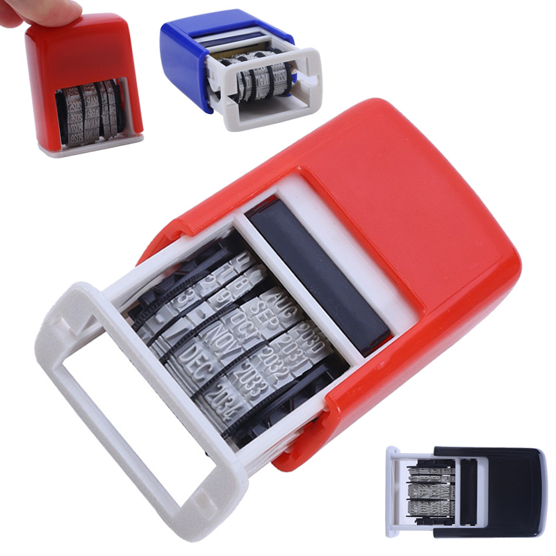 Rubber Date Stamp - Zestaw mini stempli do datowania, z