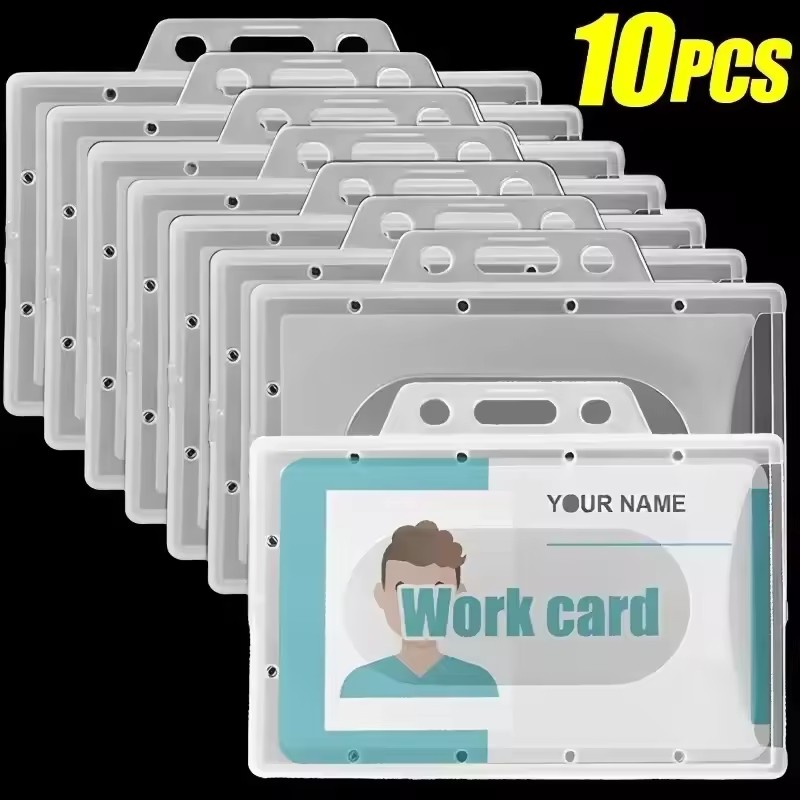 Index Card Holder - 20/5/1 SZT. Wodoodporny Przezroczysty Plastikowy PVC