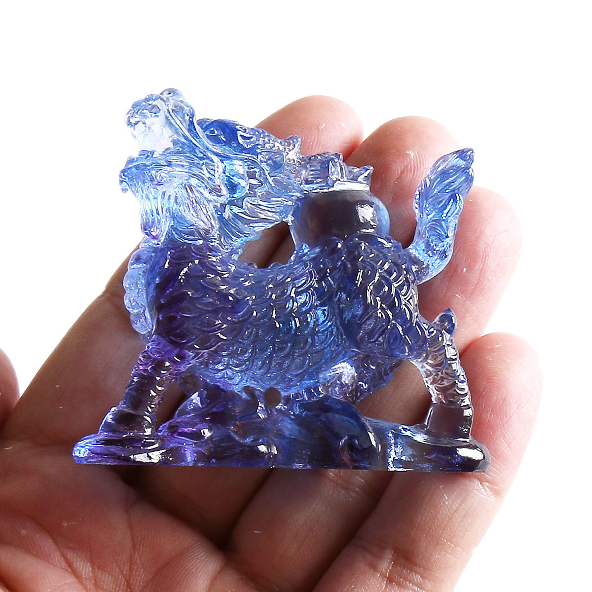 Paper Weight Crystal - Chiński Kryształ Liuli Feng Shui Chi