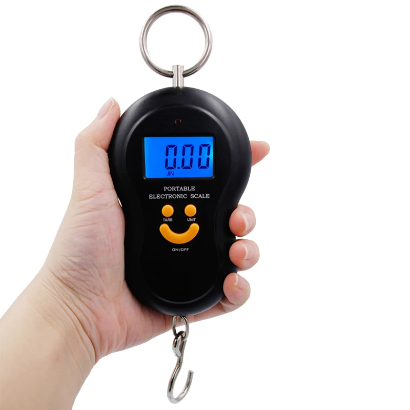 Tape Dispenser Weighted - 50kg 10g Cyfrowa waga wędkarska Wiszący