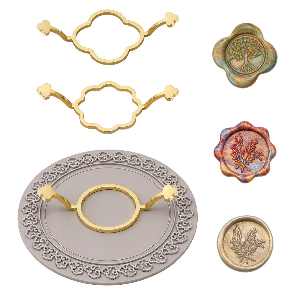 Zestaw 3 szt. form do pieczęci – Wax Seal Stamp Set recenzja i cena