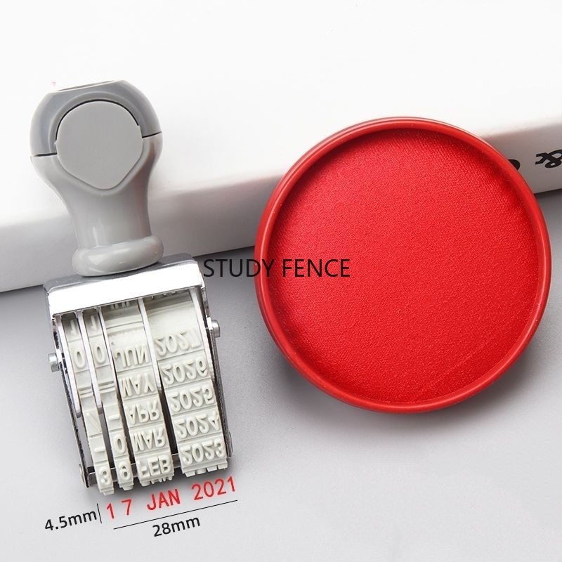 Przenośny angielski stempel da – Rubber Date Stamp recenzja i cena