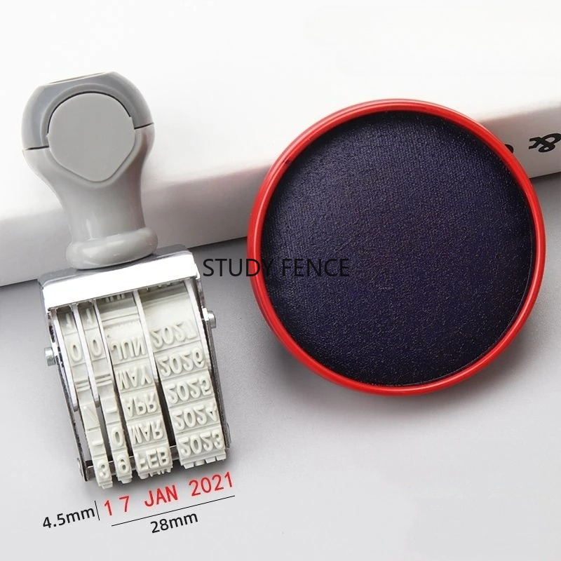 Przenośny angielski stempel da – Rubber Date Stamp recenzja i cena