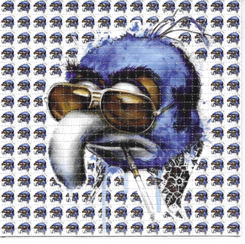 Niebieski ptak Anime LSD bezkw – Ink Blotter Paper recenzja i cena
