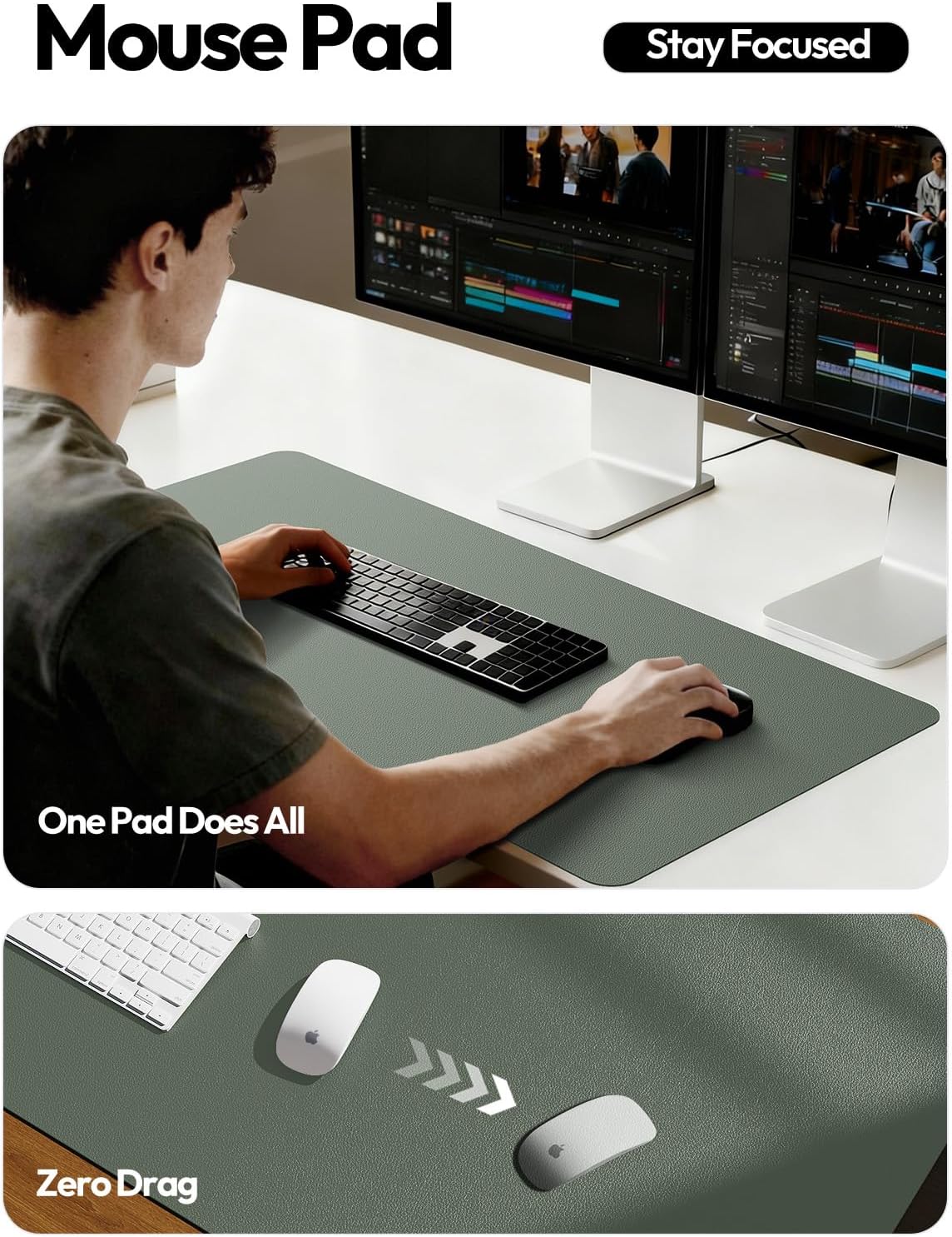 Skórzana podkładka na biurko,  – Leather Desk Pad recenzja i cena