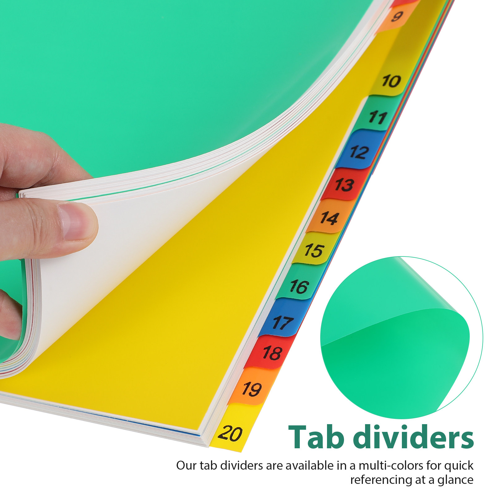 Kolorowe plastikowe przekładki – Tab Divider A4 recenzja i cena