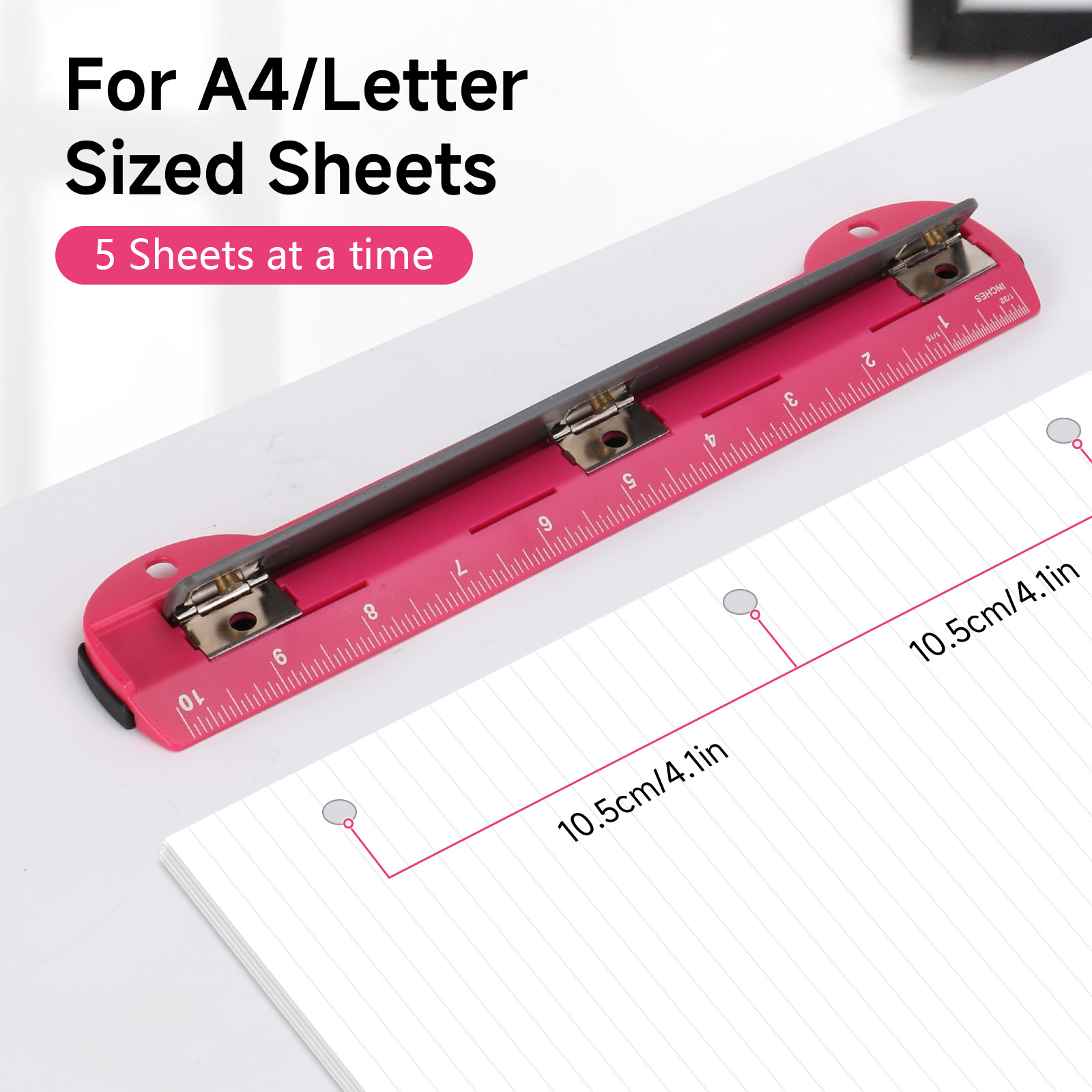 Dziurkacz EAGLE z 3 otworami d – Binder A4 Lever recenzja i cena