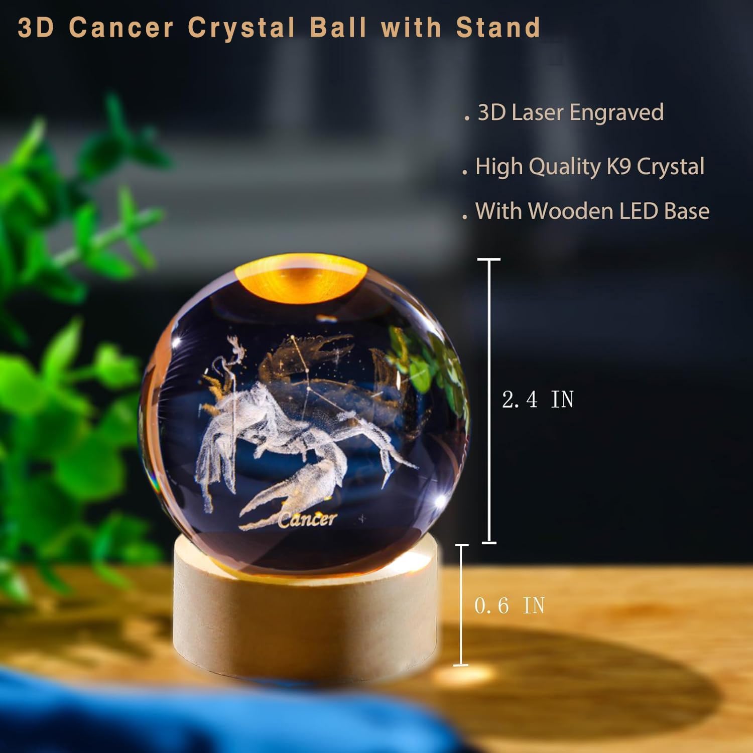 Kryształowa kula 3D z konstela – Paper Weight Crystal recenzja i cena