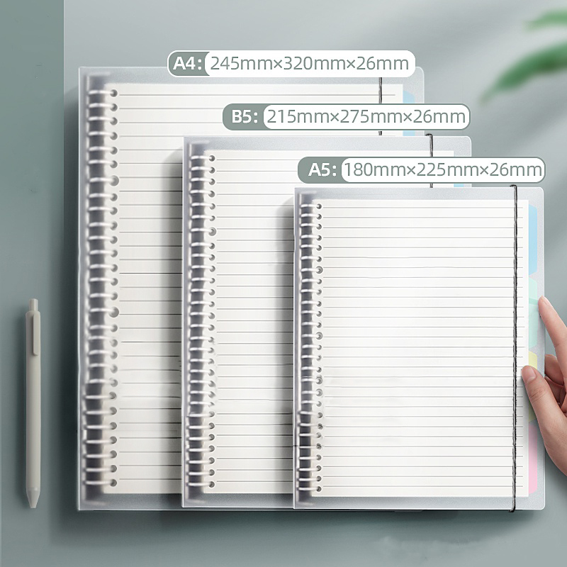 Notatniki A5/B5/A4 luźne kartk – Binder A4 Lever recenzja i cena