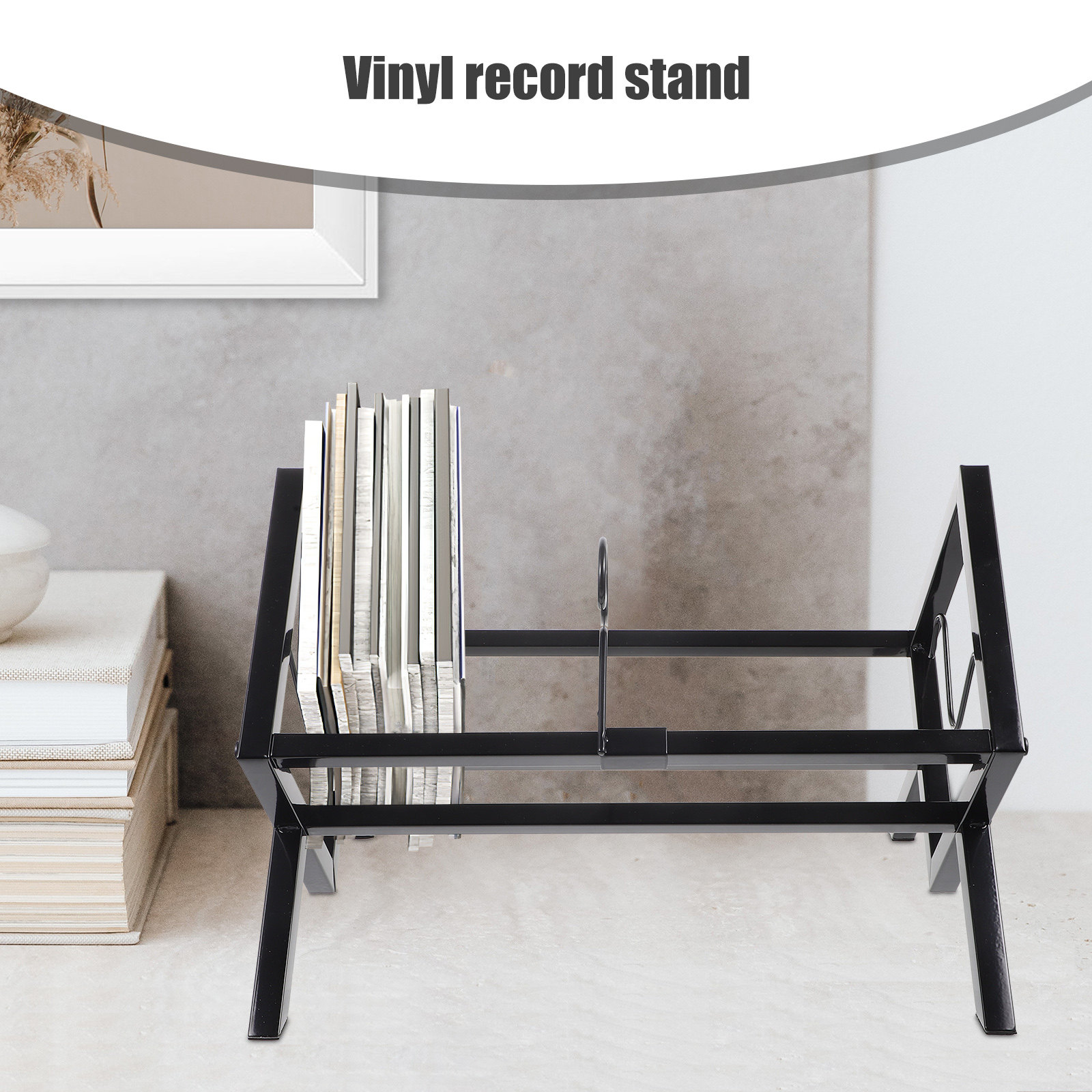 Stojak na płyty winylowe, meta – Magazine Holder Rack recenzja i cena