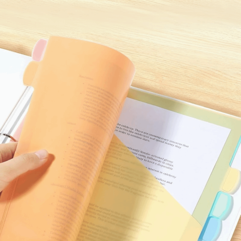 8 szt. Pastelowe przegródki do – Tab Divider A4 recenzja i cena