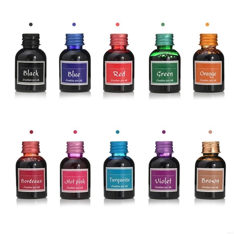 10 Kolorów 1 Butelka Czysty Ko – Fountain Pen Bottled Ink recenzja i cena