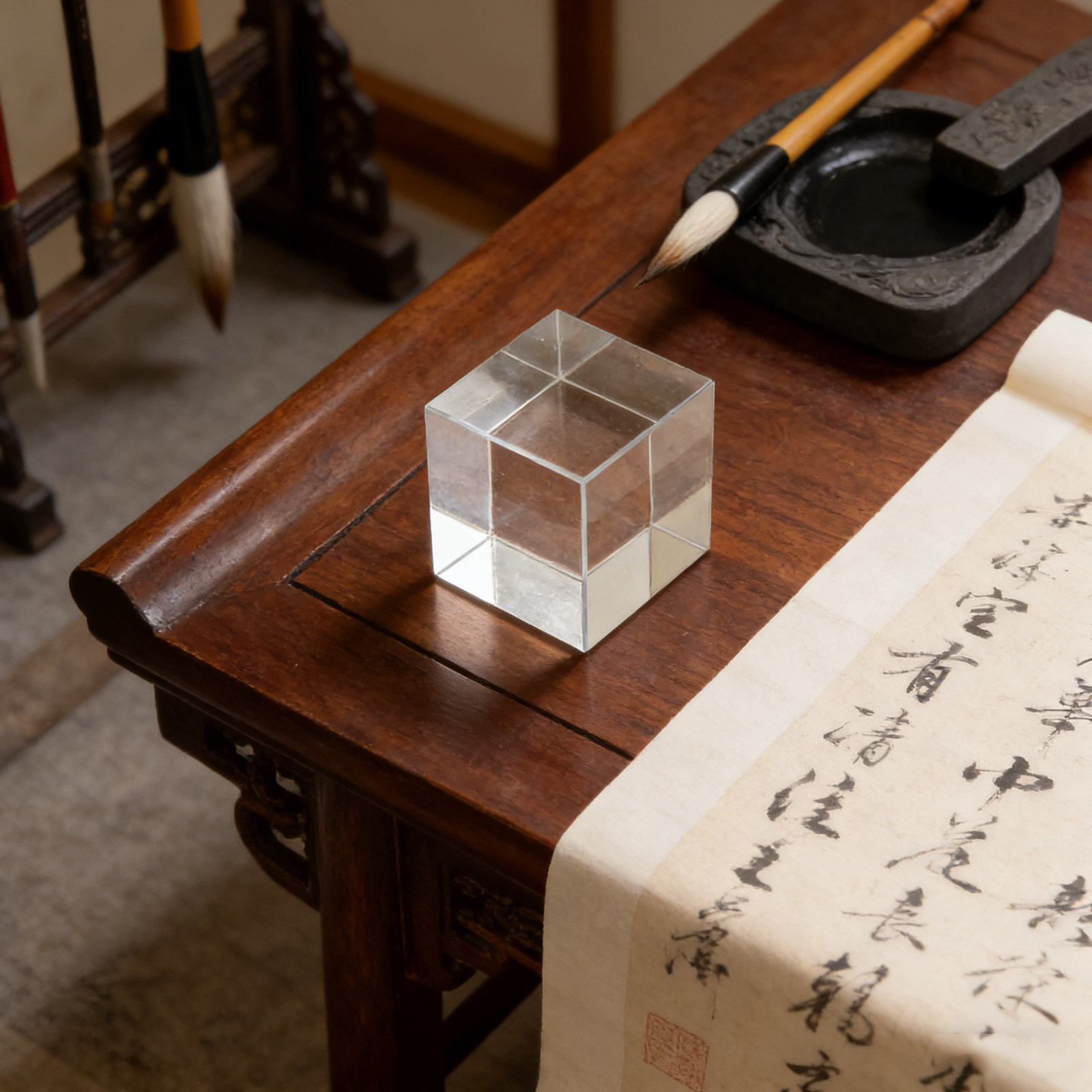 Kwadratowa kryształowa prasown – Book Weight Glass recenzja i cena