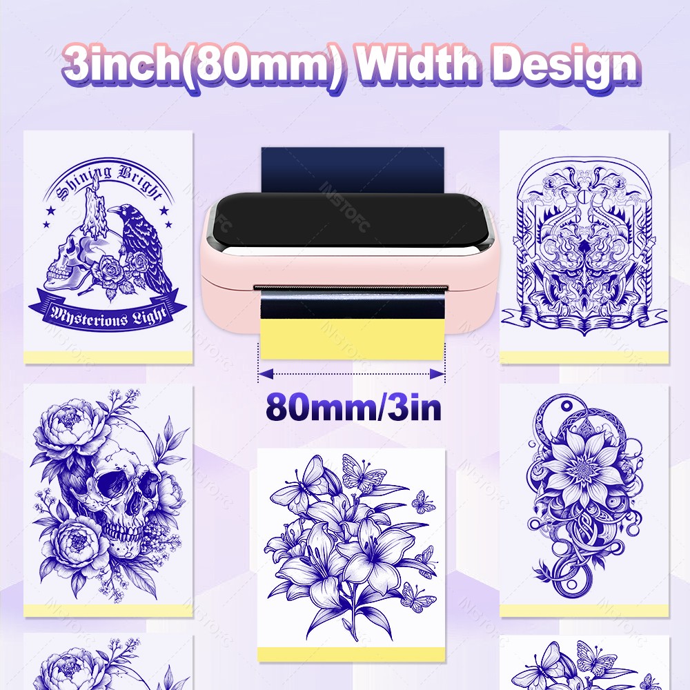 Mini drukarka do szablonów tat – Ink Blotter Paper recenzja i cena