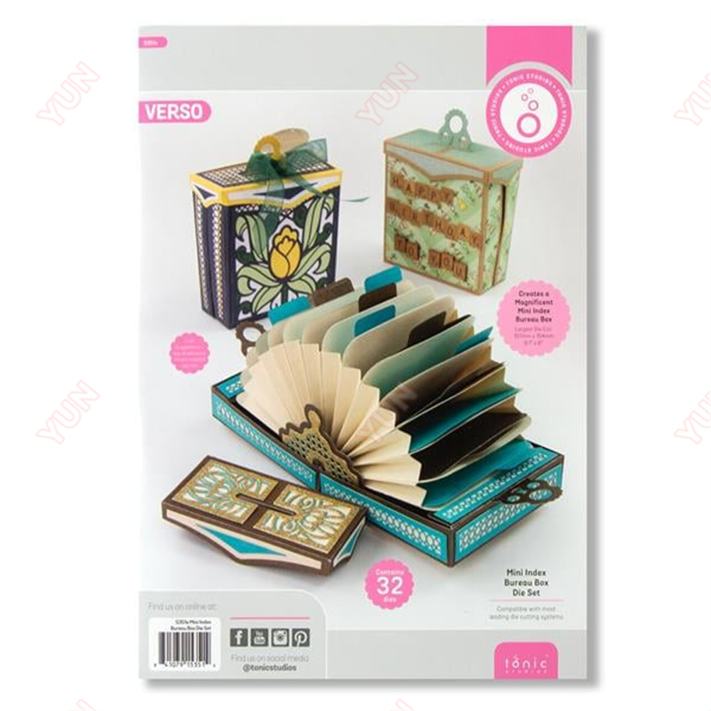 Mini Index Bureau Box Die Set  – Card Index Box recenzja i cena