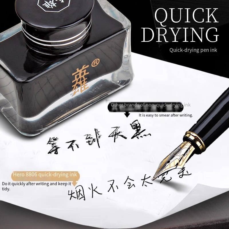 Hero 8806 Czarny tusz do pióra – Fountain Pen Bottled Ink recenzja i cena