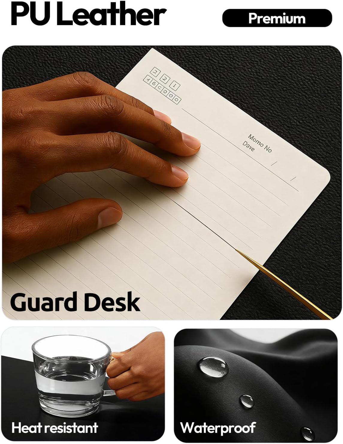 Duża skórzana podkładka na biu – Leather Desk Pad recenzja i cena