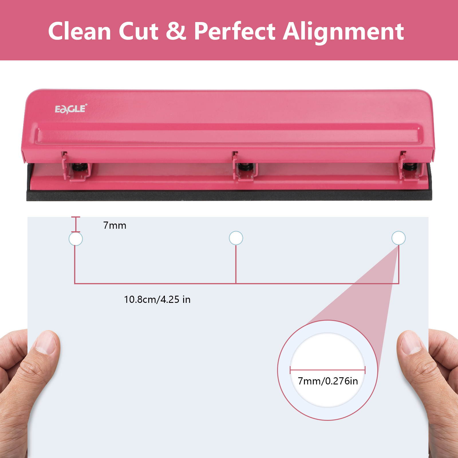 Dziurkacz EAGLE z 3 otworami d – Binder A4 Lever recenzja i cena
