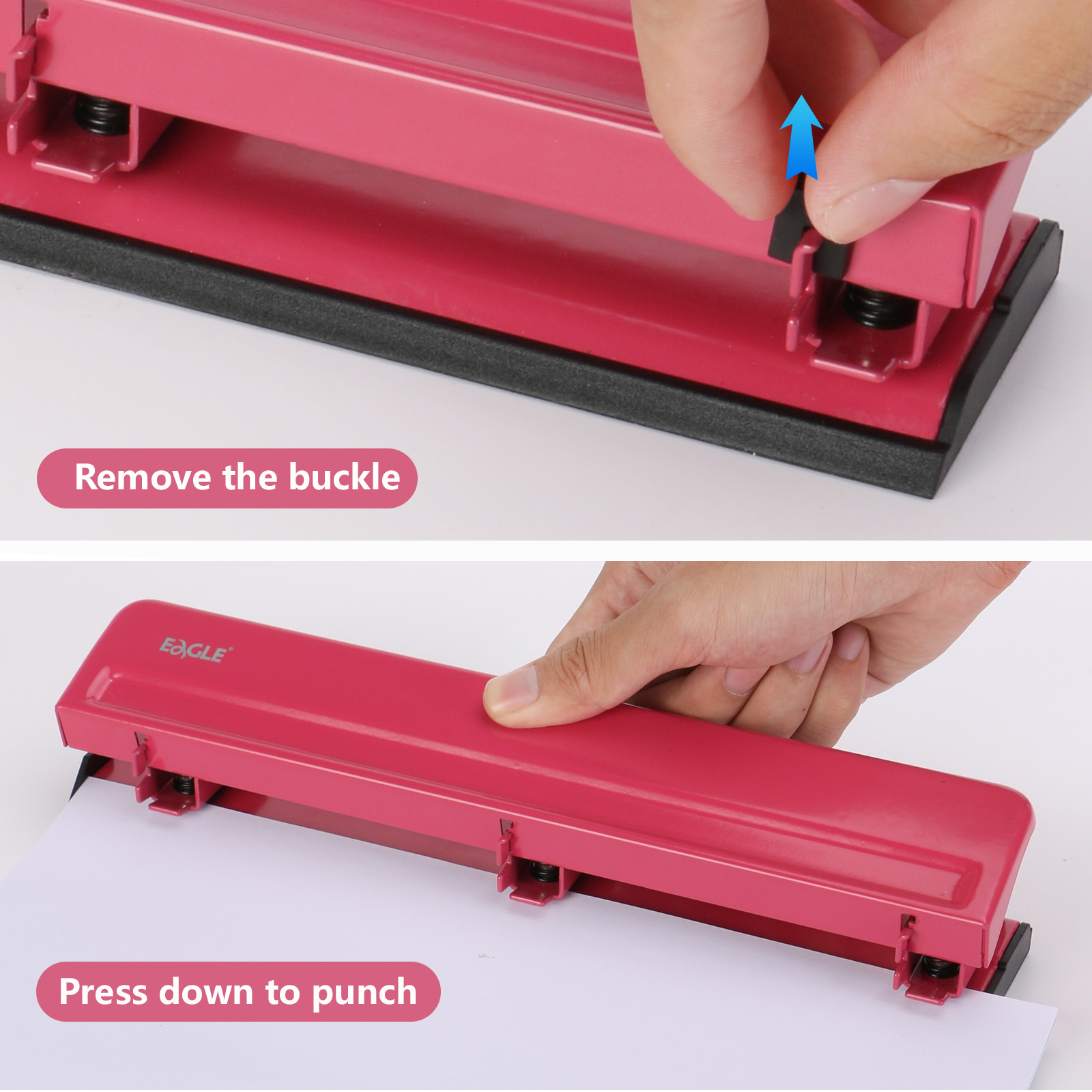 Dziurkacz EAGLE z 3 otworami d – Binder A4 Lever recenzja i cena