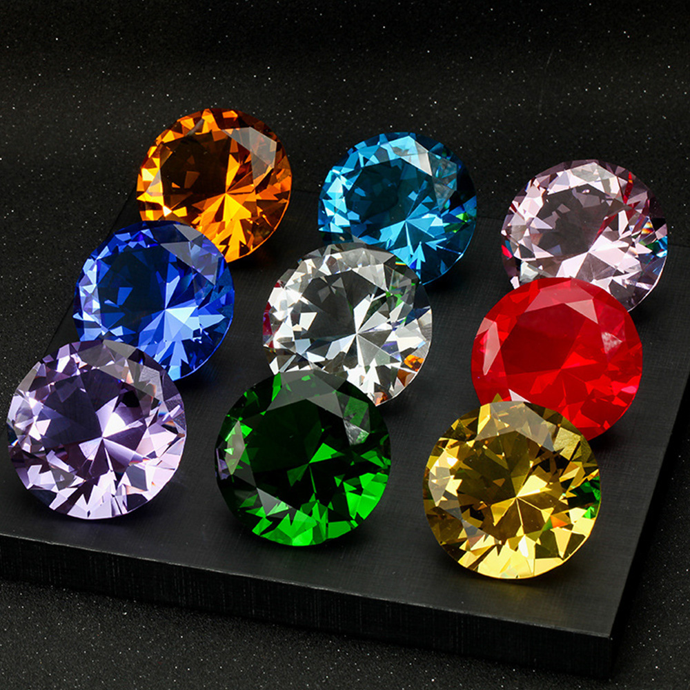 10 kolorów kryształowego diame – Paper Weight Crystal recenzja i cena