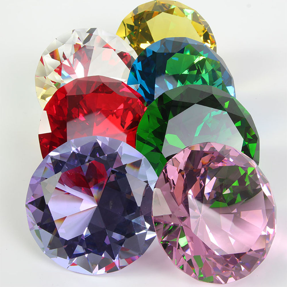 10 kolorów kryształowego diame – Paper Weight Crystal recenzja i cena