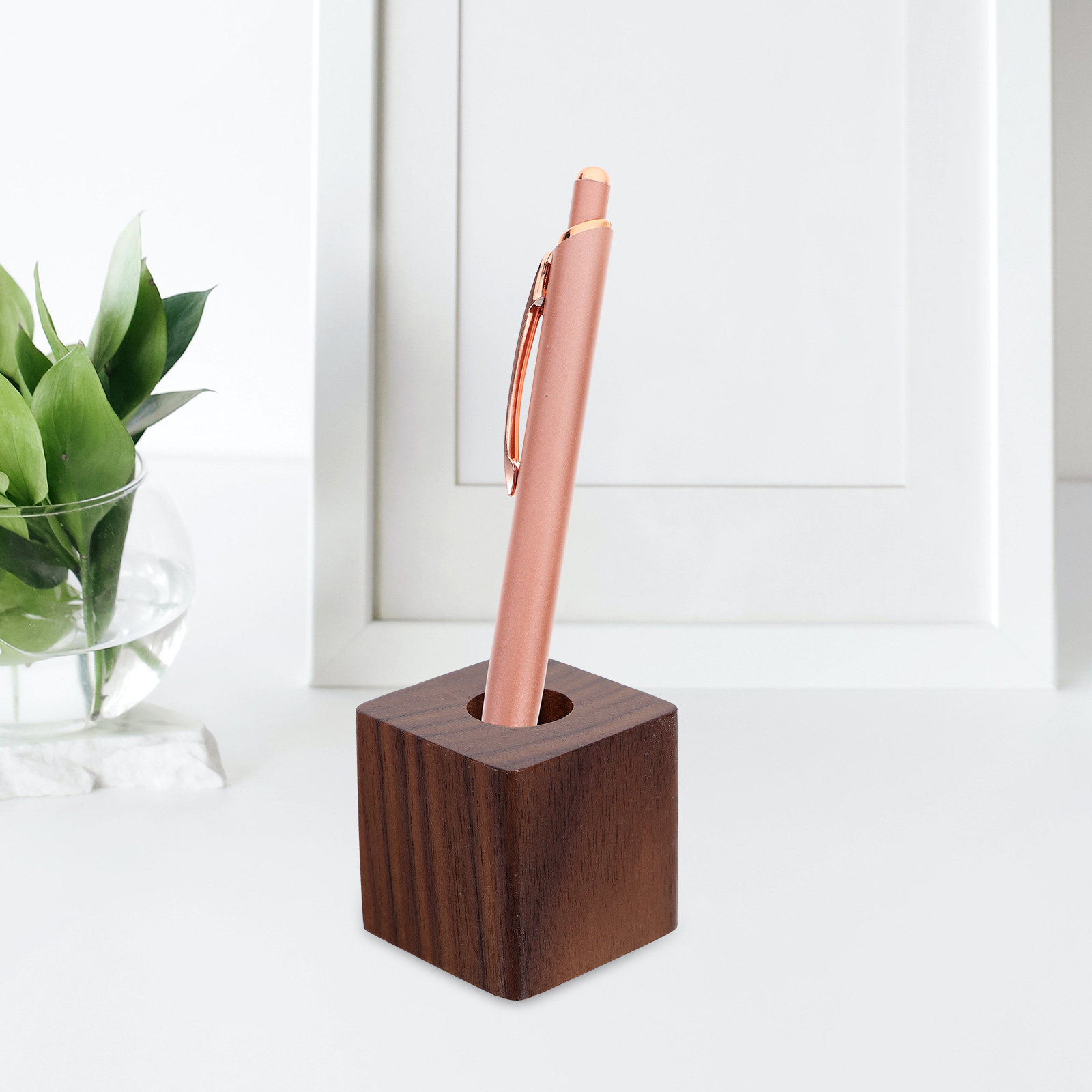 Pojedynczy drewniany pojemnik  – Pen Rest Single recenzja i cena